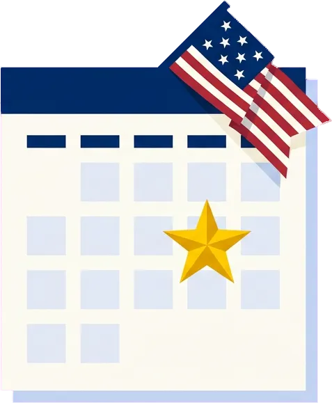 Calendar with the interview date circled